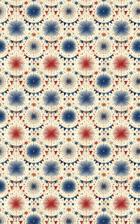 Americana Celebration Toile Wrapping Paper - London Penny Gift Wrap