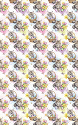 Whiskers & Easter Festivities (Maine Coon) Wrapping Paper - London Penny Gift Wrap