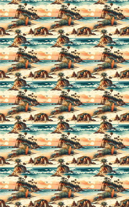 Vintage Surf Escape Wrapping Paper