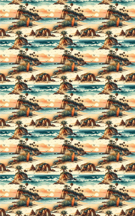 Vintage Surf Escape Wrapping Paper - London Penny Gift Wrap