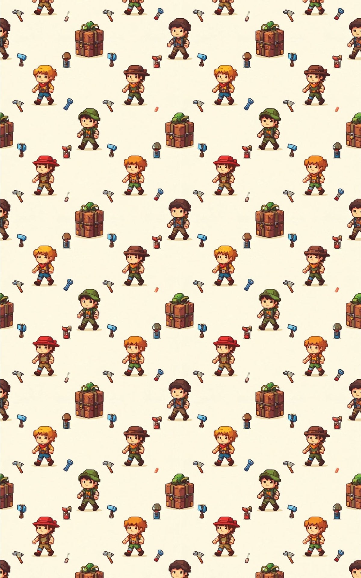 Retro 8-Bit Adventure Wrapping Paper - London Penny Gift Wrap