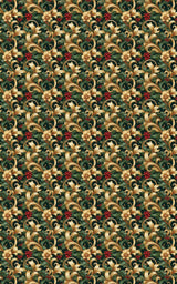 Baroque Evergreen - London Penny Gift Wrap