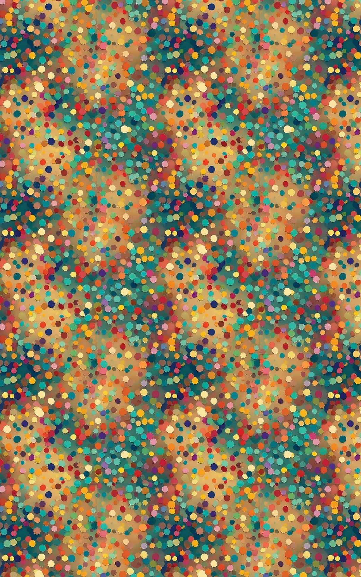Vibrant Mosaic - London Penny Gift Wrap