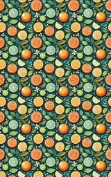 Summer Citrus - London Penny Gift Wrap