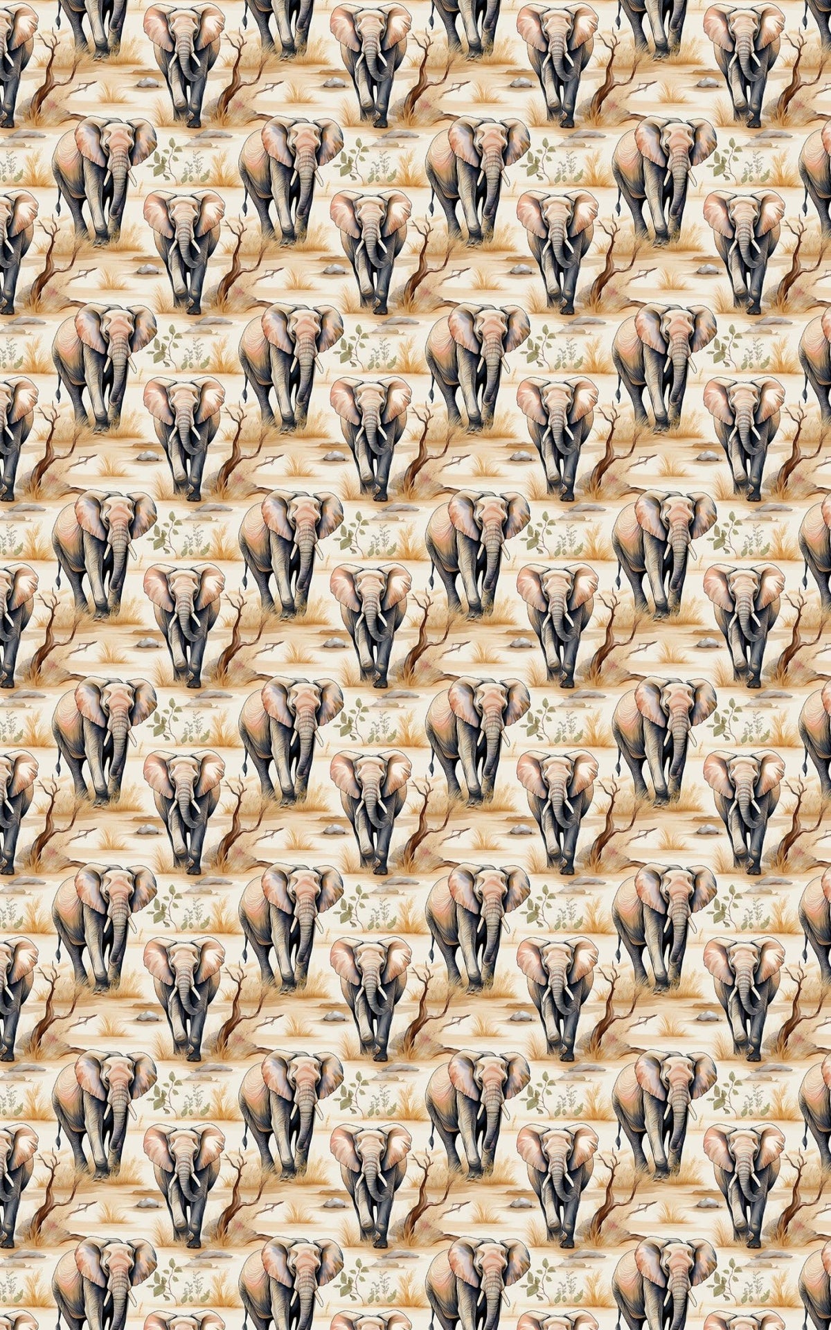 Safari Stroll: African Elephant - London Penny Gift Wrap