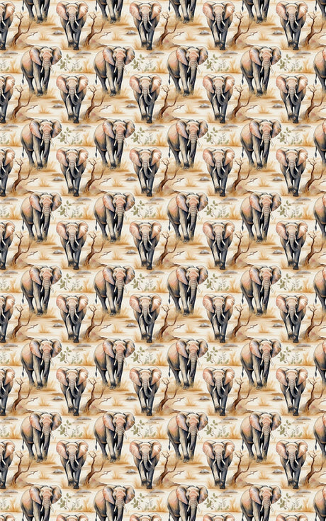 Safari Stroll: African Elephant - London Penny Gift Wrap