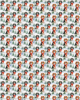 Cavalier King Christmas Sherpa Blanket - London Penny Gift Wrap