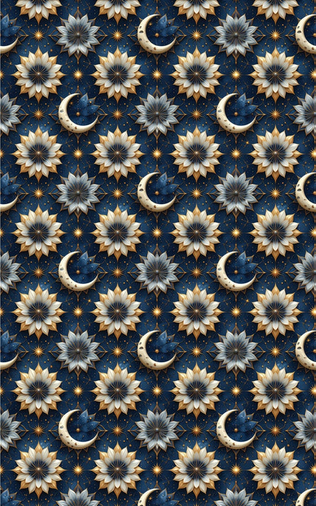 Luxury Mystical Moon Wrapping Paper - London Penny Gift Wrap
