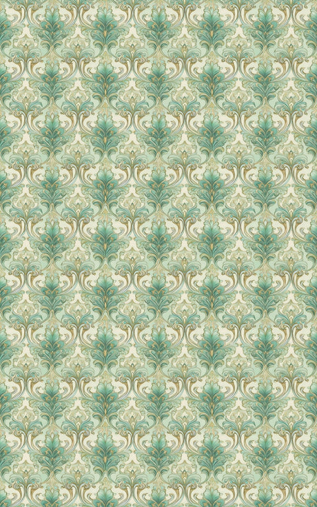 Pastel Baroque: Iced Pistachio - London Penny Gift Wrap