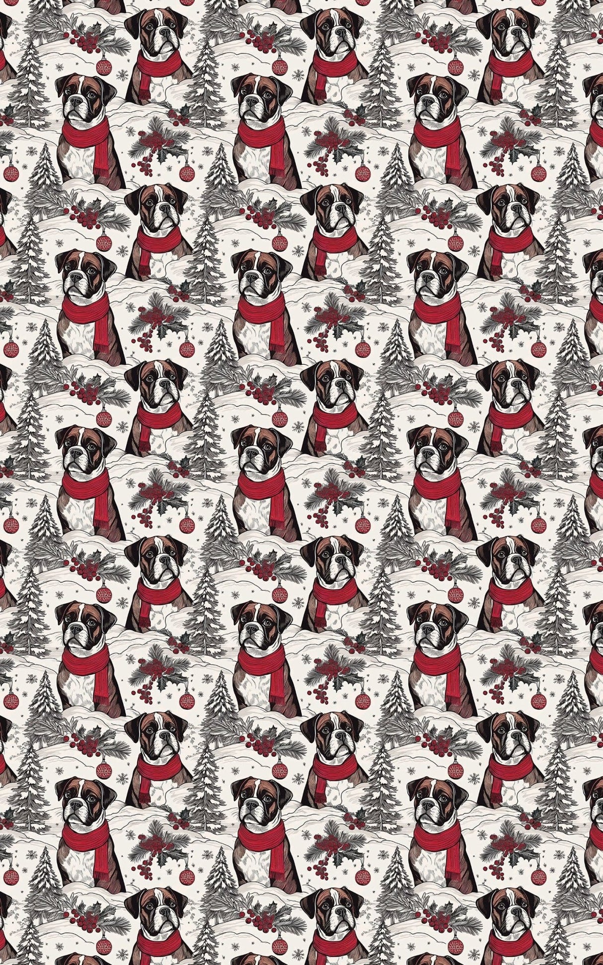 Boxer Classic Toile - London Penny Gift Wrap