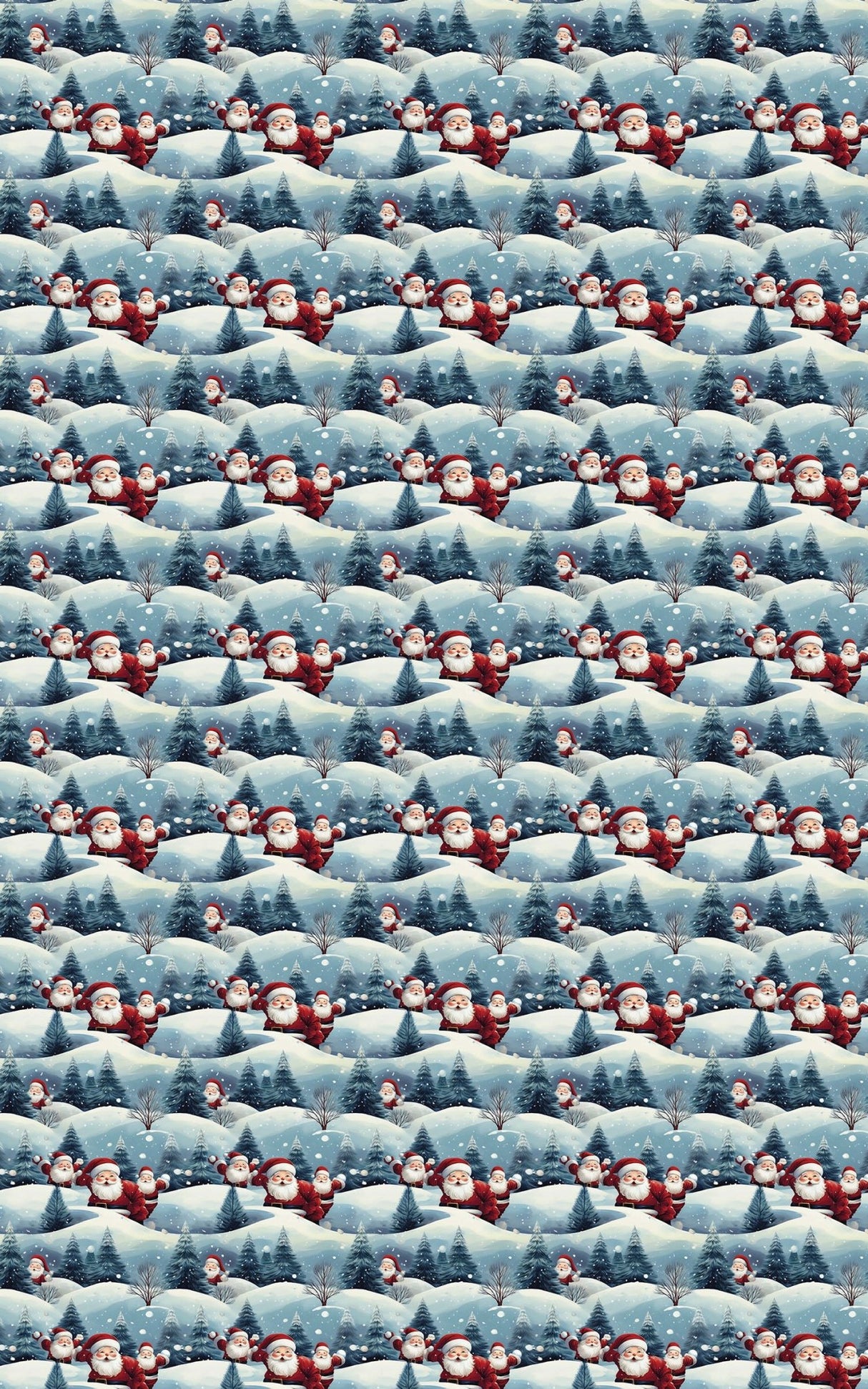 Snowball Blitz - London Penny Gift Wrap