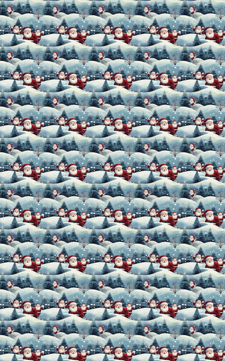 Snowball Blitz - London Penny Gift Wrap