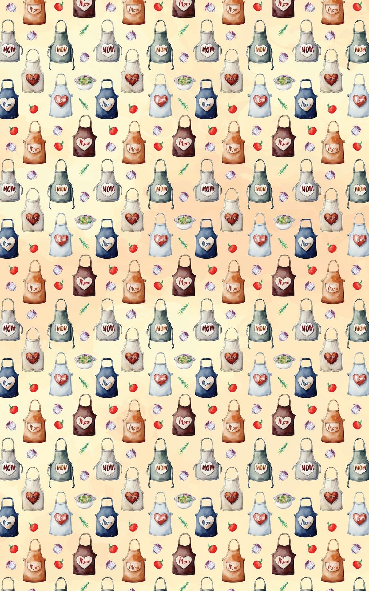 Mom's Apron - Beige - London Penny Gift Wrap