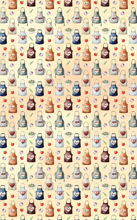 Mom's Apron - Beige - London Penny Gift Wrap