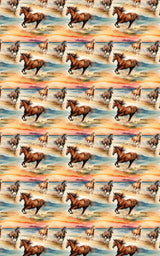 Hooves in Motion - London Penny Gift Wrap