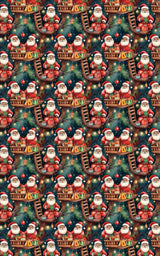 Treehouse Santa Magic - London Penny Gift Wrap