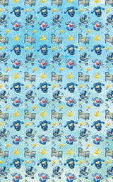 I Love Mom - Blue - London Penny Gift Wrap
