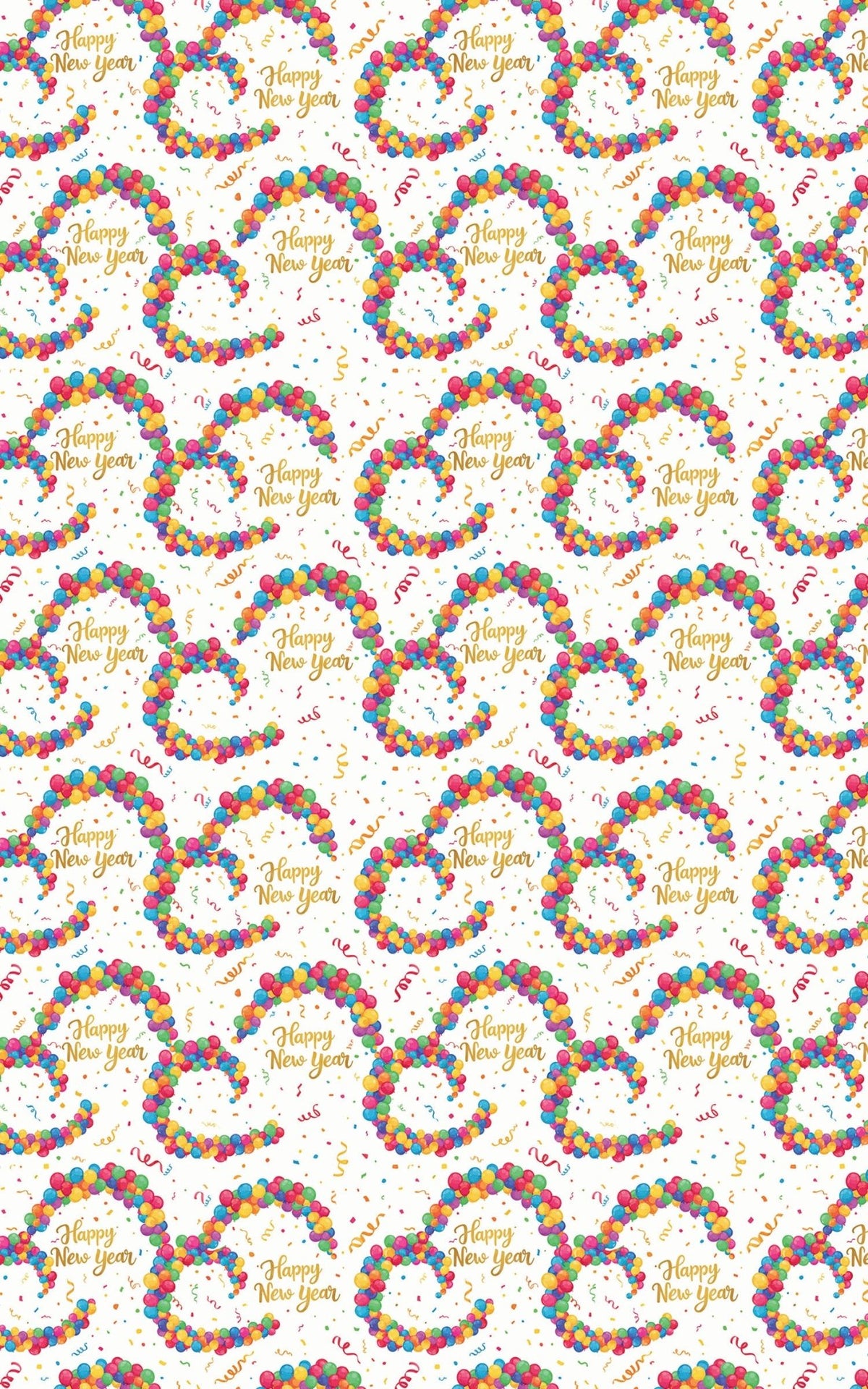 Festive New Year - London Penny Gift Wrap