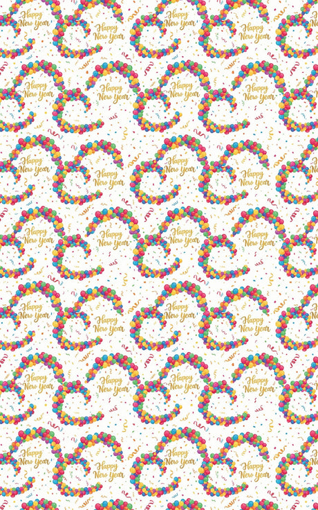 Festive New Year - London Penny Gift Wrap