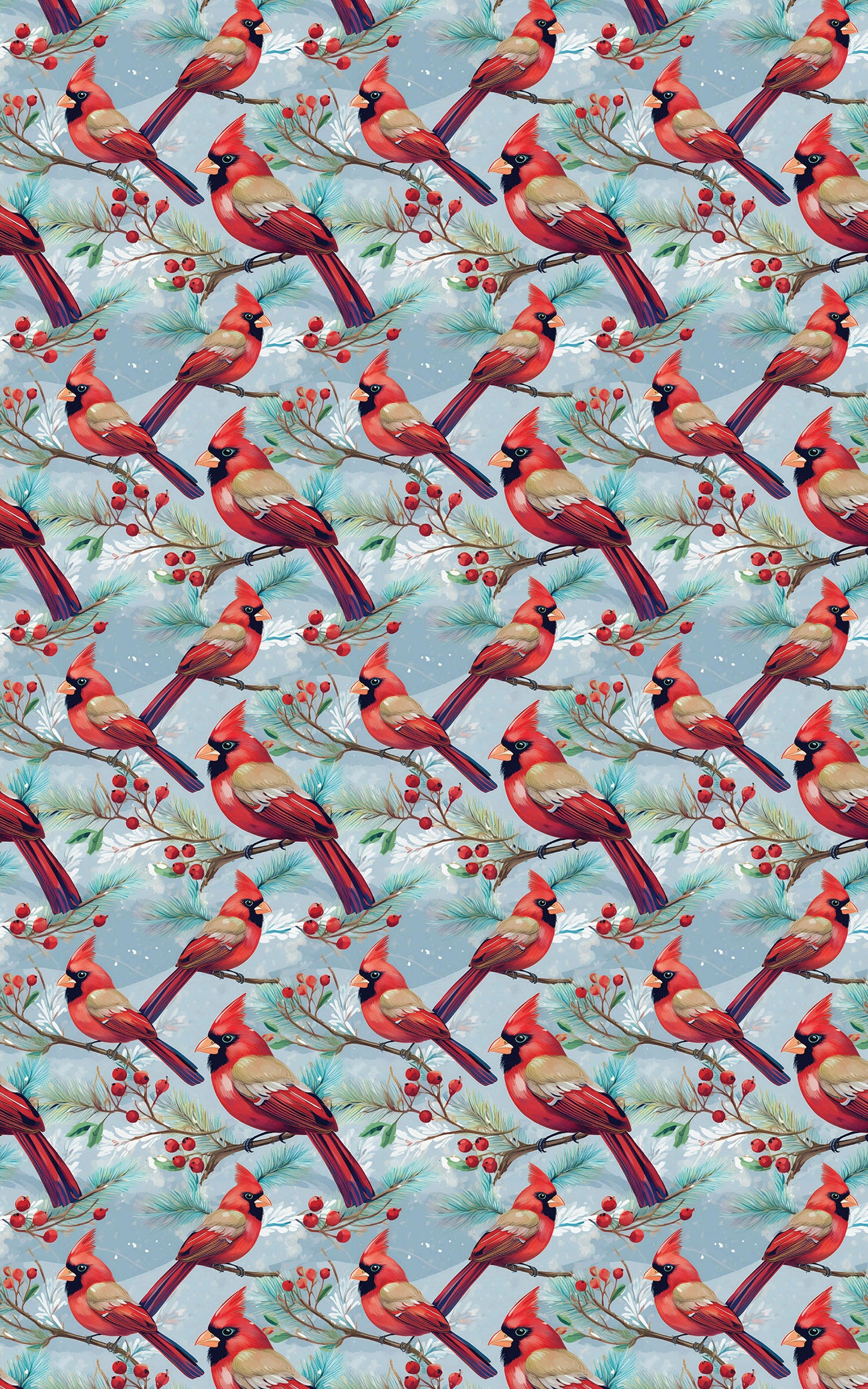 Holly & Pine Cardinal