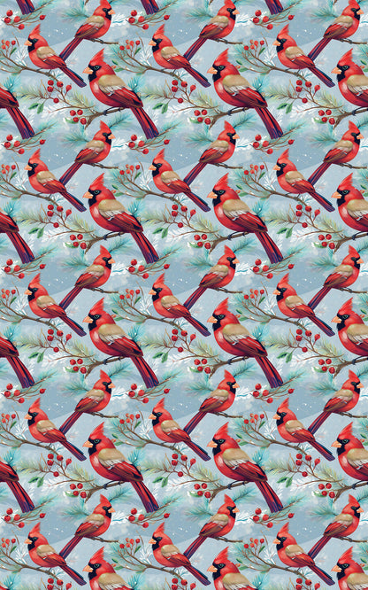 Holly & Pine Cardinal
