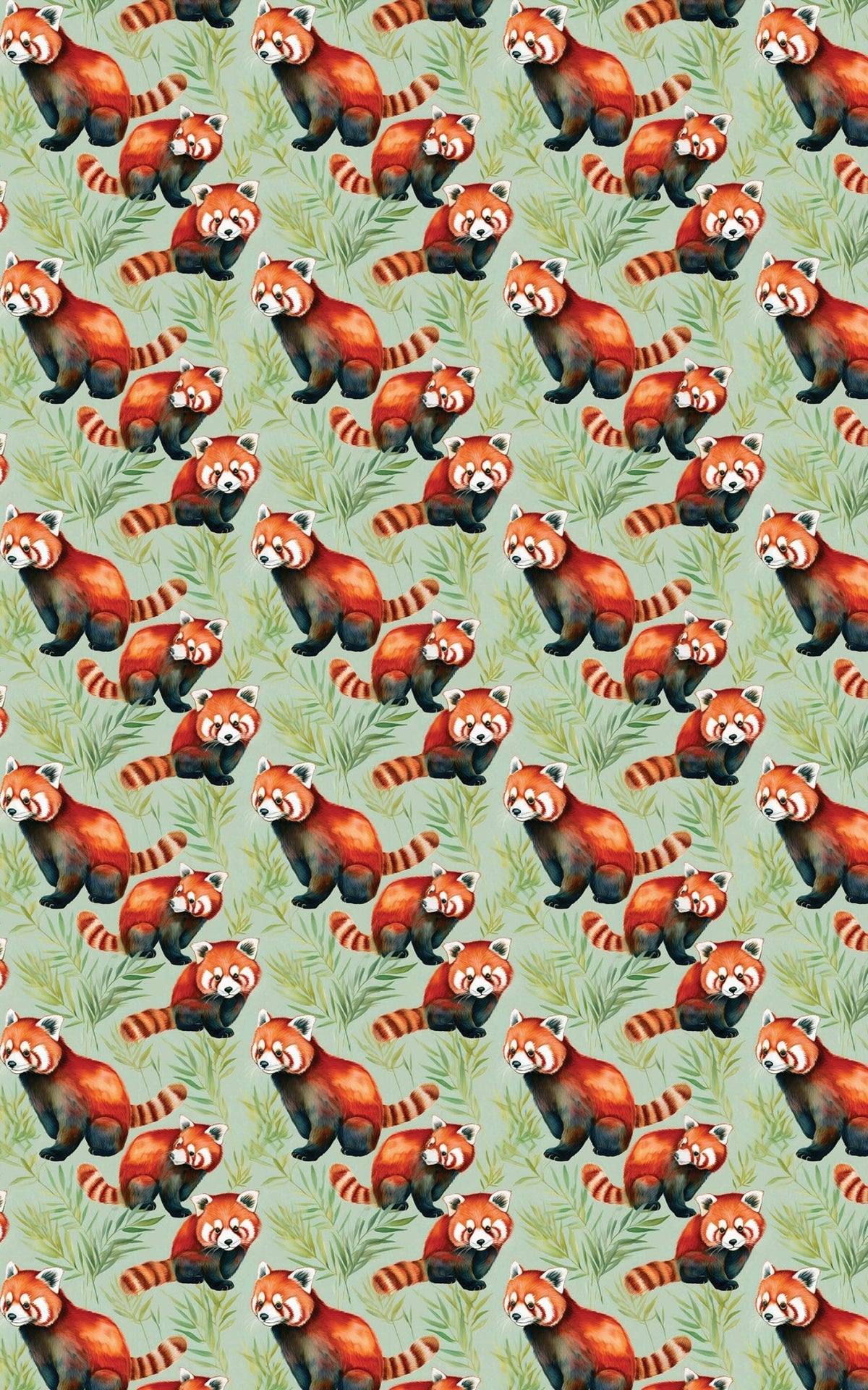 Safari Stroll: Red Panda - London Penny Gift Wrap