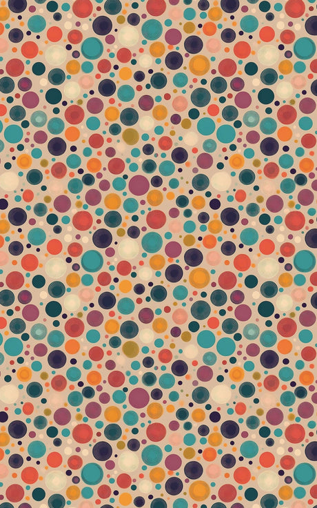 Retro Rhapsody Dots - London Penny Gift Wrap