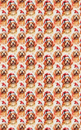 Twinkling Cavapoo Holiday - London Penny Gift Wrap