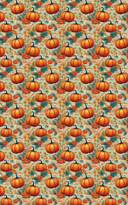 Harvest Pumpkins Toile