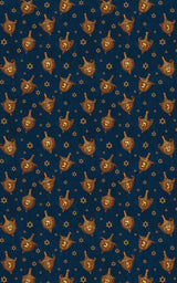 Gilded Dreidels - London Penny Gift Wrap