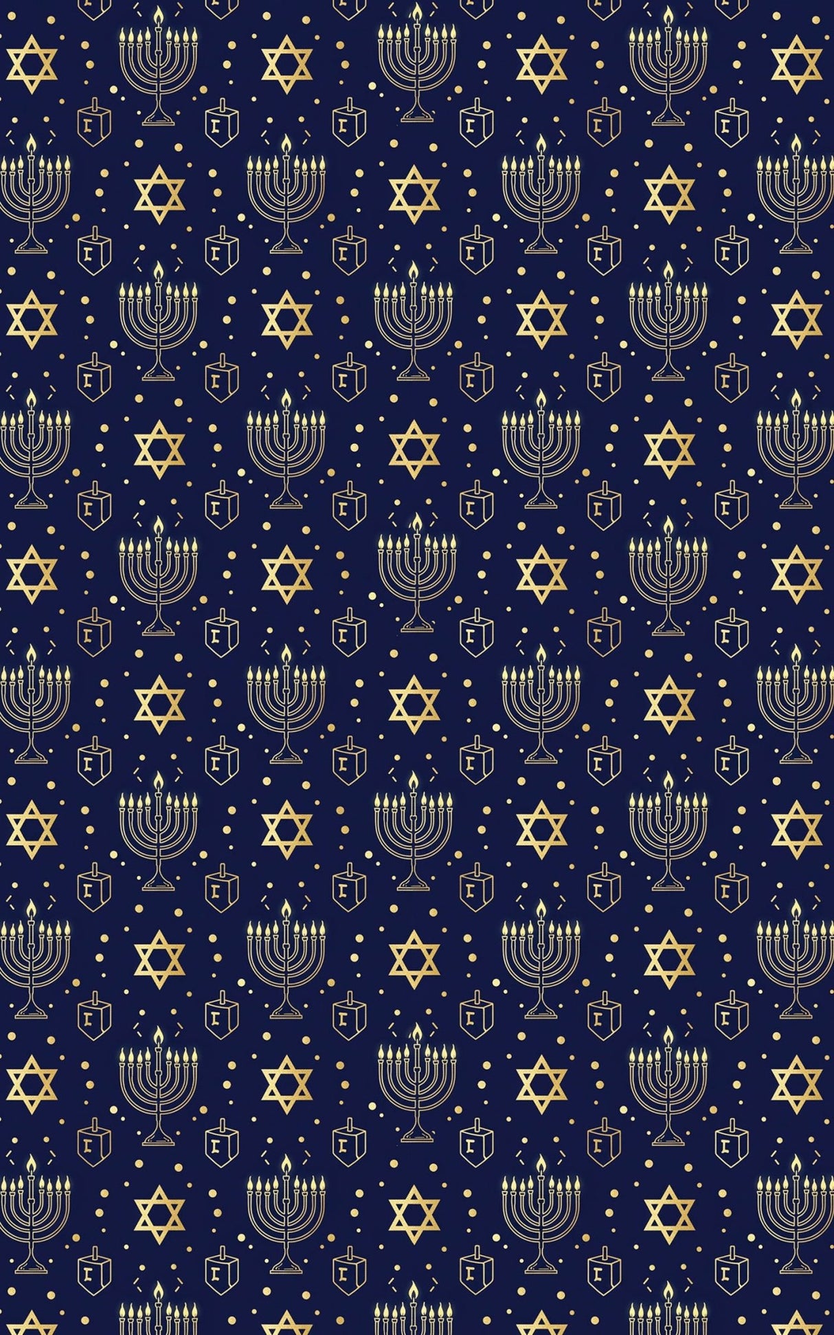 Elegance of the Menorah - London Penny Gift Wrap