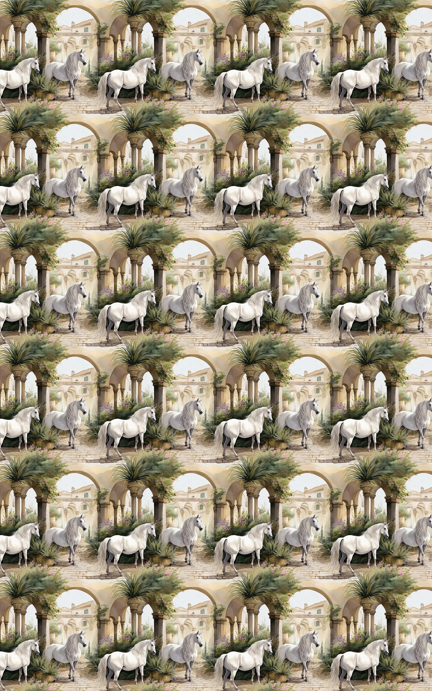 Courtyard Levade Lipizzaner