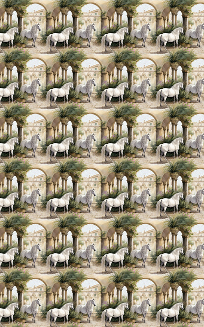 Courtyard Levade Lipizzaner