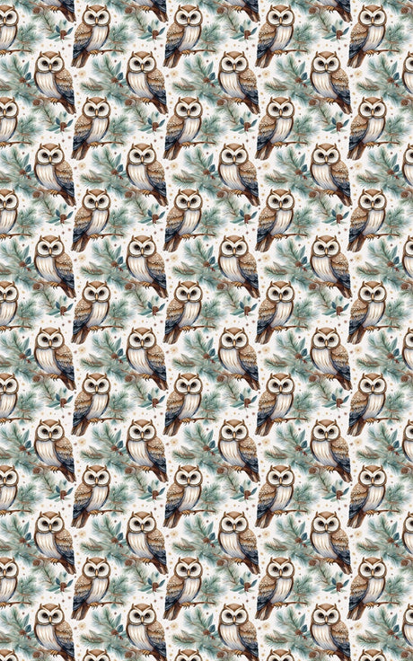 Winter Hoots - London Penny Gift Wrap