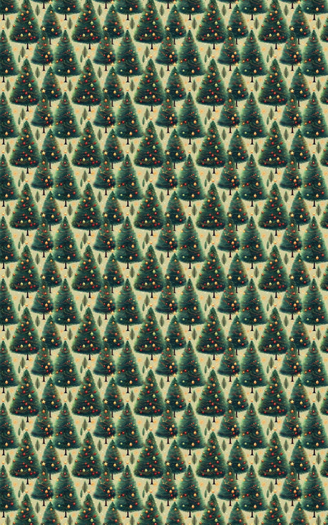 Layered Pines of Joy - London Penny Gift Wrap
