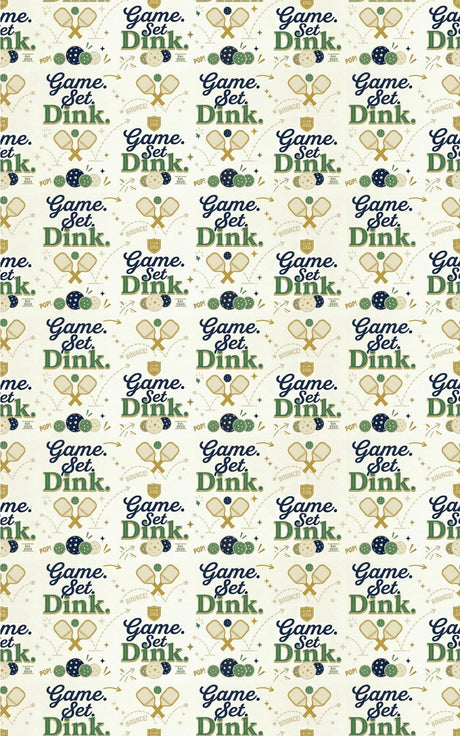 Game. Set. Dink. Wrapping Paper - London Penny Gift Wrap