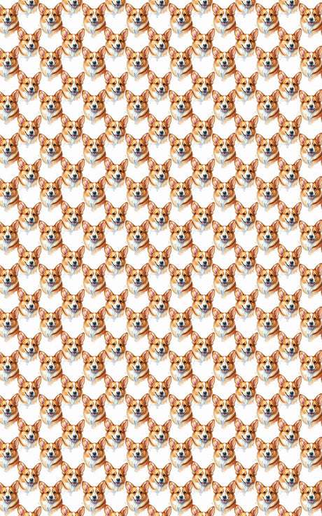 Corgi Wiggle Wrap - London Penny Gift Wrap
