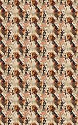 Beagle Classic Toile - London Penny Gift Wrap