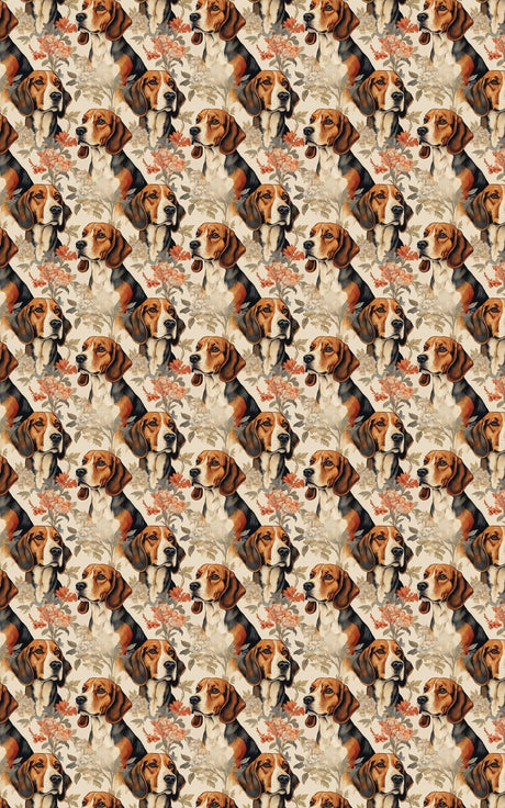Beagle Classic Toile - London Penny Gift Wrap