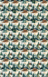 Cozy Cabin - London Penny Gift Wrap