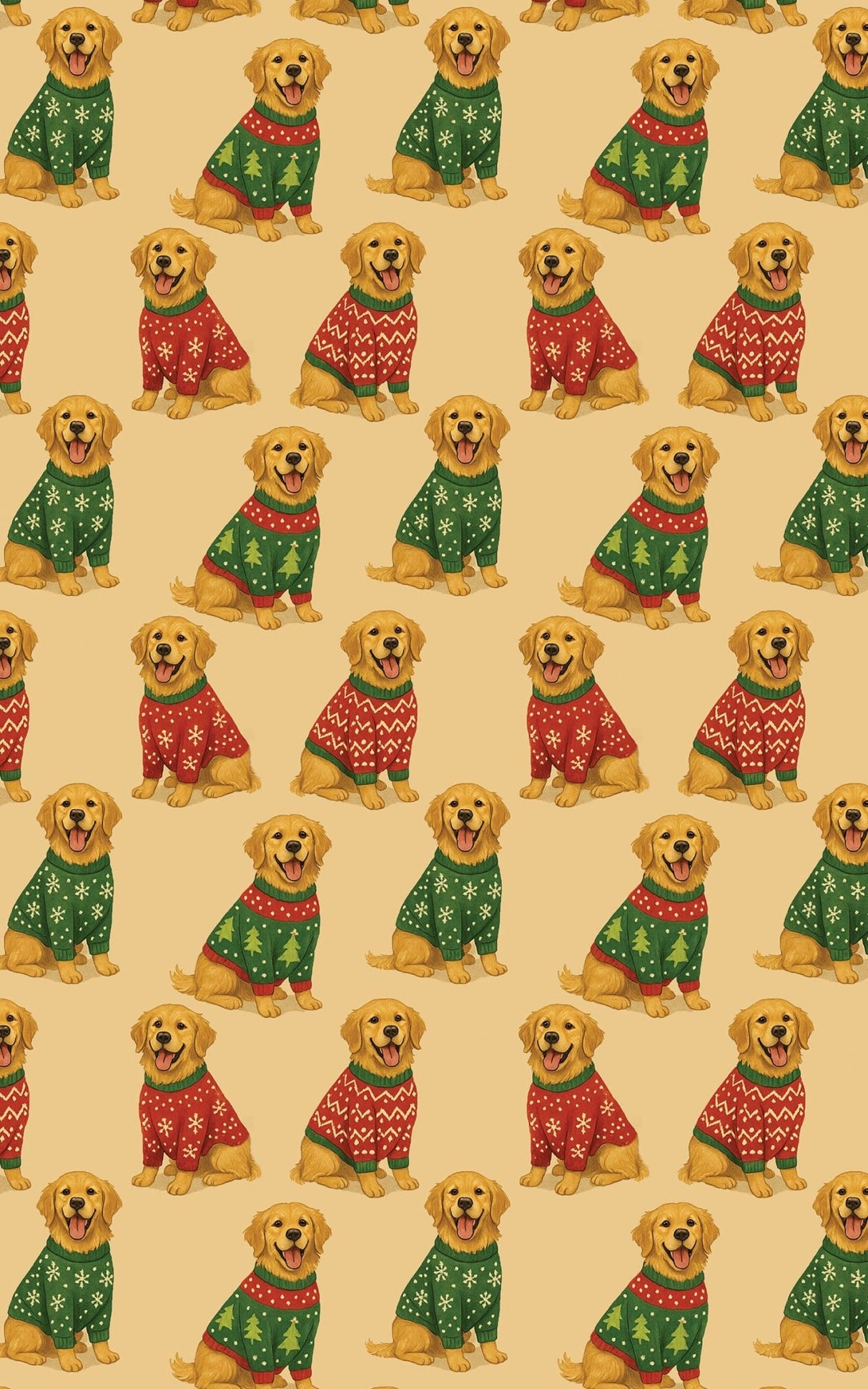 Golden Sweater Party - London Penny Gift Wrap