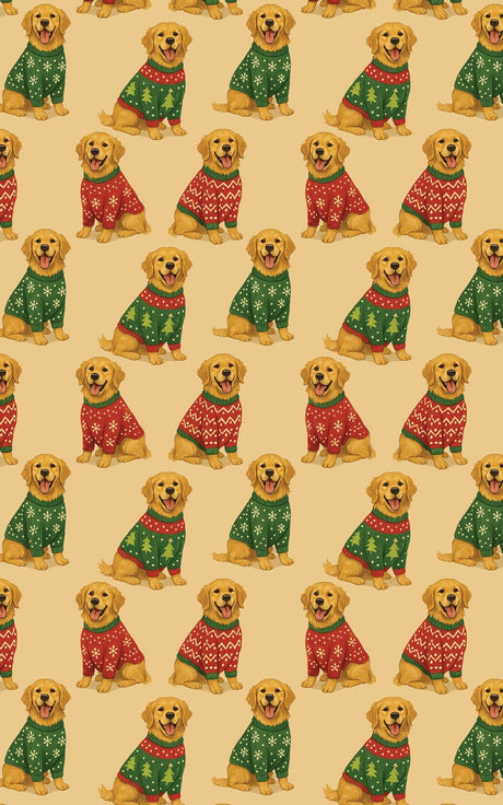 Golden Sweater Party - London Penny Gift Wrap