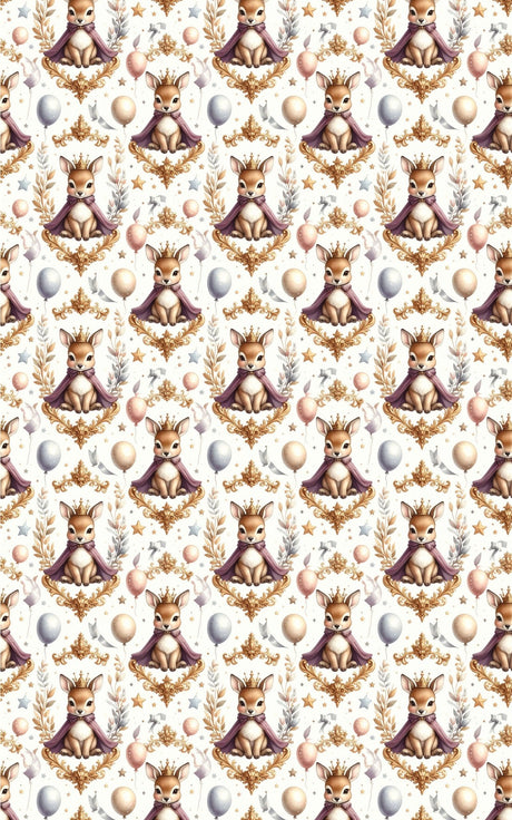 Fawns Golden Party Wrapping Paper - London Penny Gift Wrap
