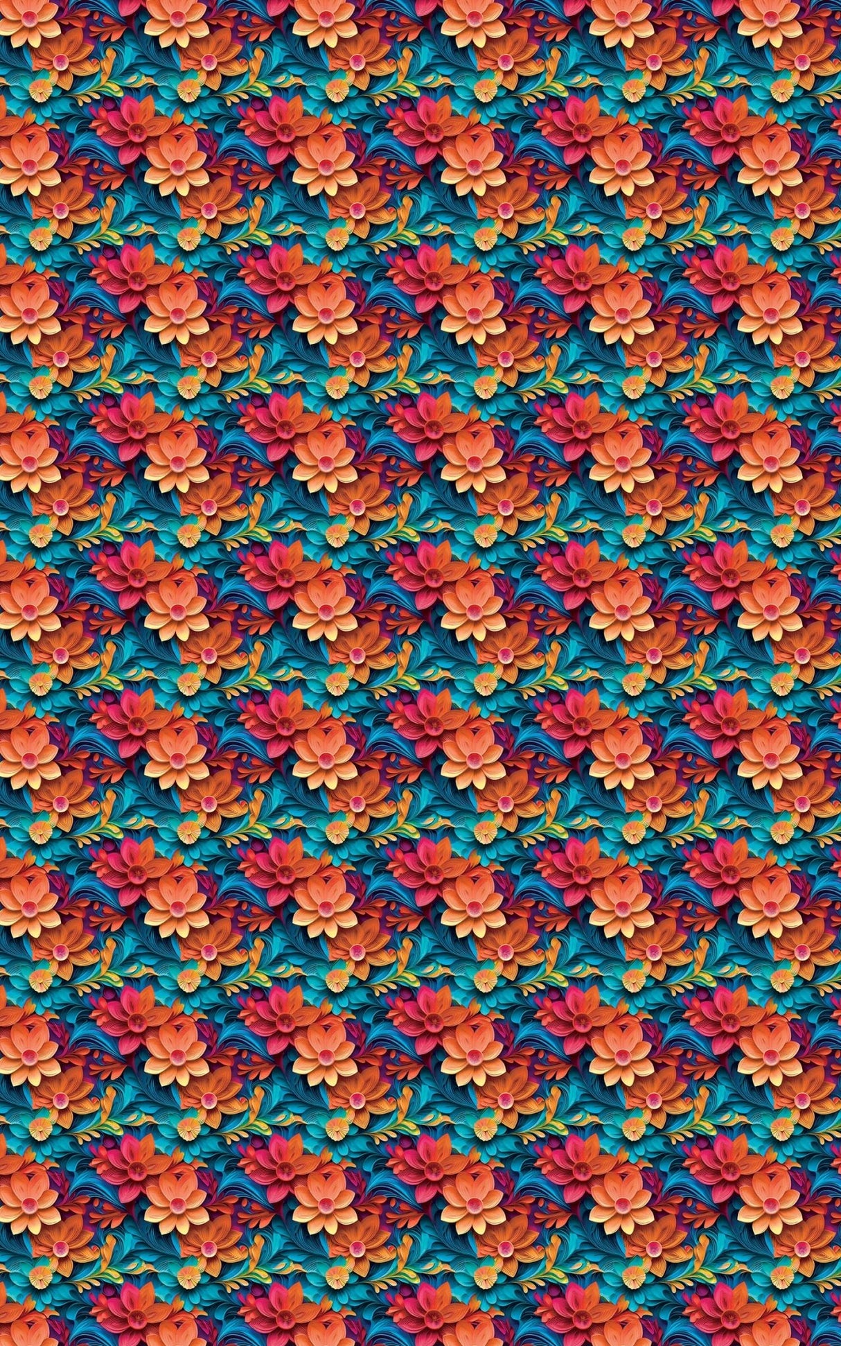Fiesta Petals - London Penny Gift Wrap