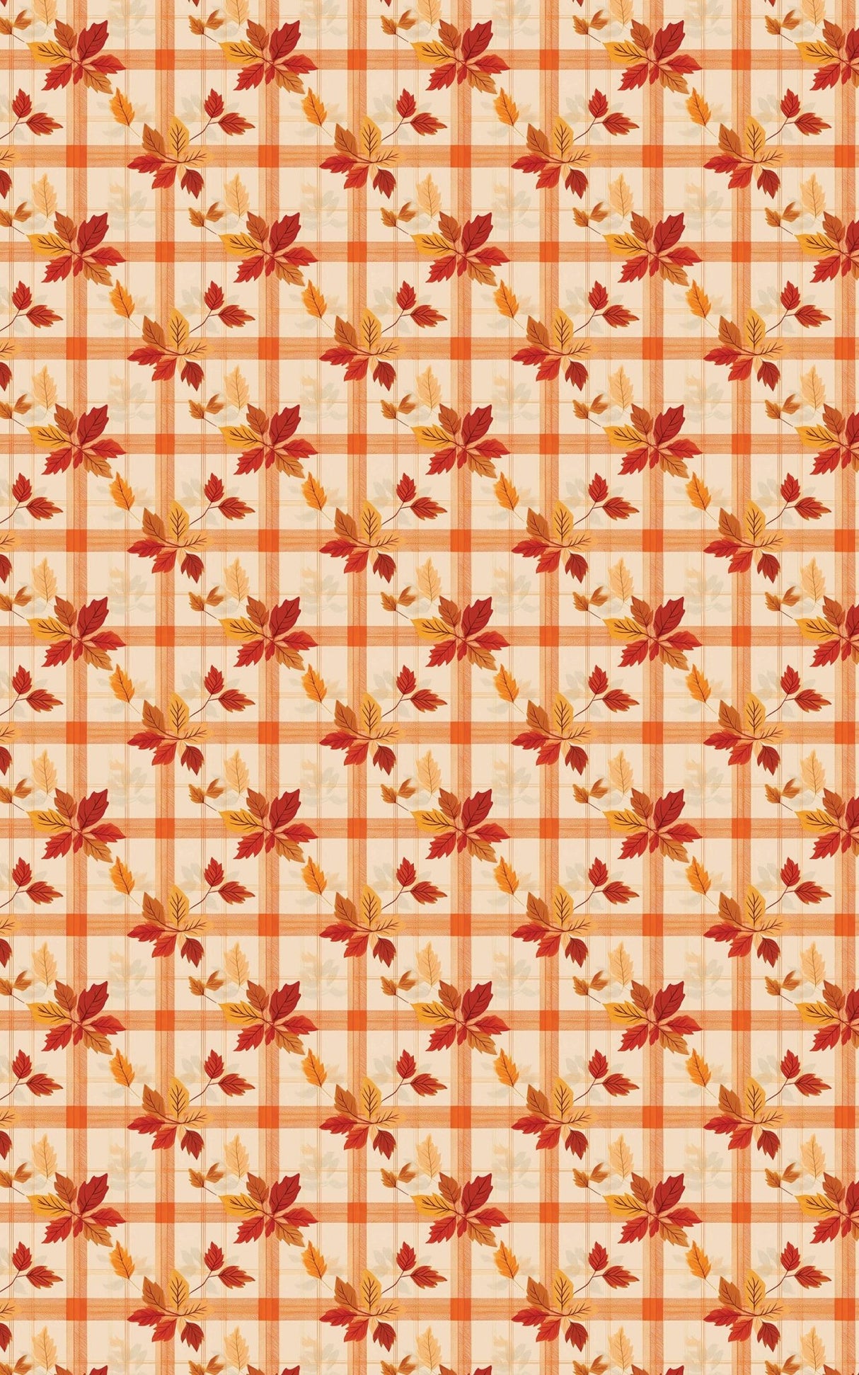 Pumpkin Spice Plaid - London Penny Gift Wrap