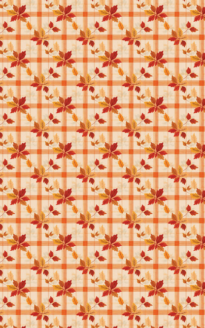 Pumpkin Spice Plaid