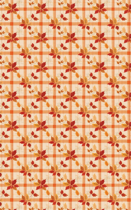 Pumpkin Spice Plaid - London Penny Gift Wrap