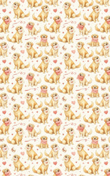Golden Love Notes - London Penny Gift Wrap