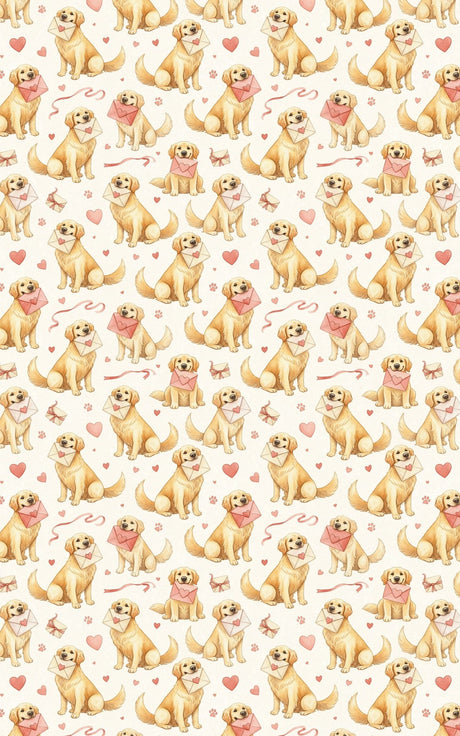 Golden Love Notes - London Penny Gift Wrap