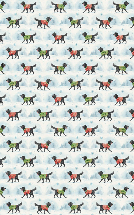 Snowy Walk with London - London Penny Gift Wrap